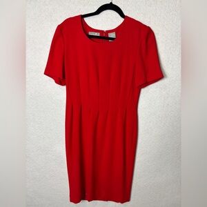 Liz Claiborne Red Midi Dress